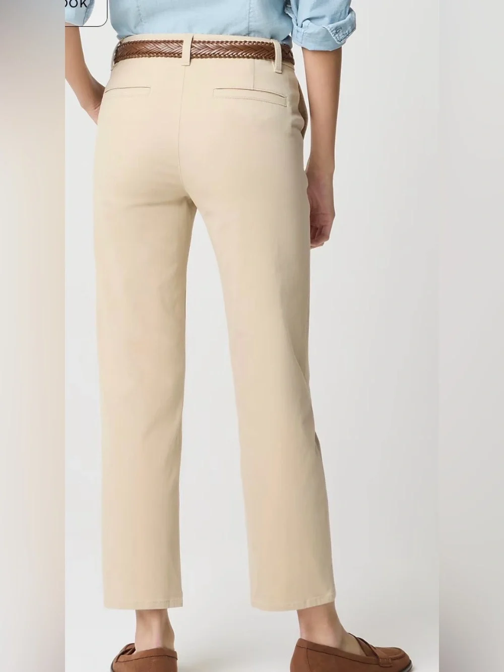 J. Crew Factory Everyday Chino Pant Khaki Size 6 NWT!